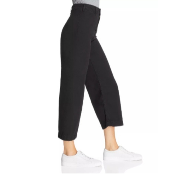 Free People Patti Wide Leg Cropped Jean/Pant - Picture 2 of 4